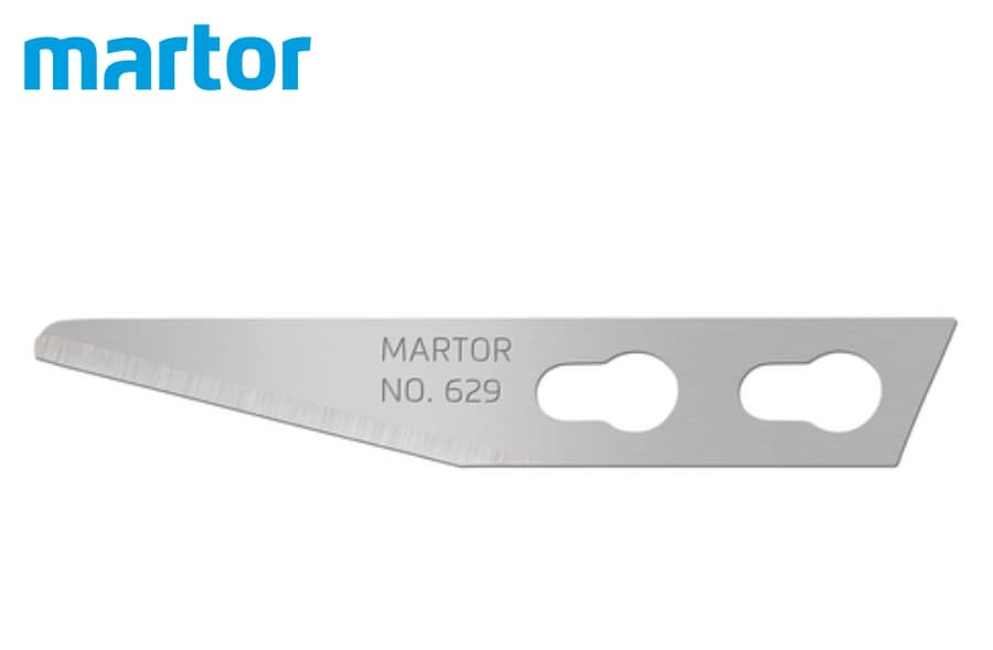 Лезвие для графических работ Martor № 629 (упак. 10 шт) сталь