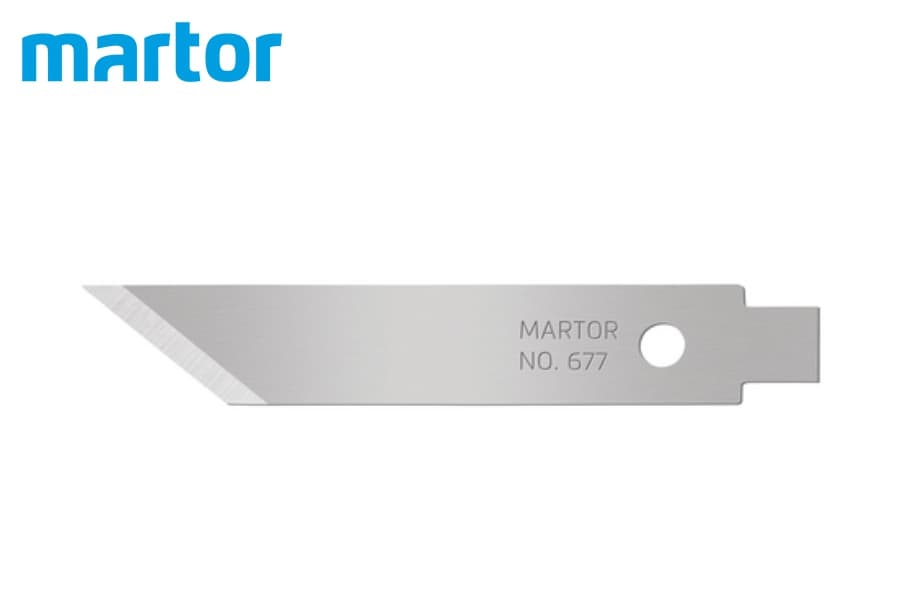 Лезвие для графических работ Martor № 677 (упак.10 шт) сталь
