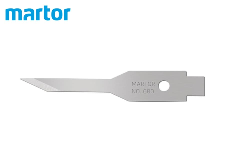 Лезвие для графических работ Martor № 680 (упак. 10 шт) сталь