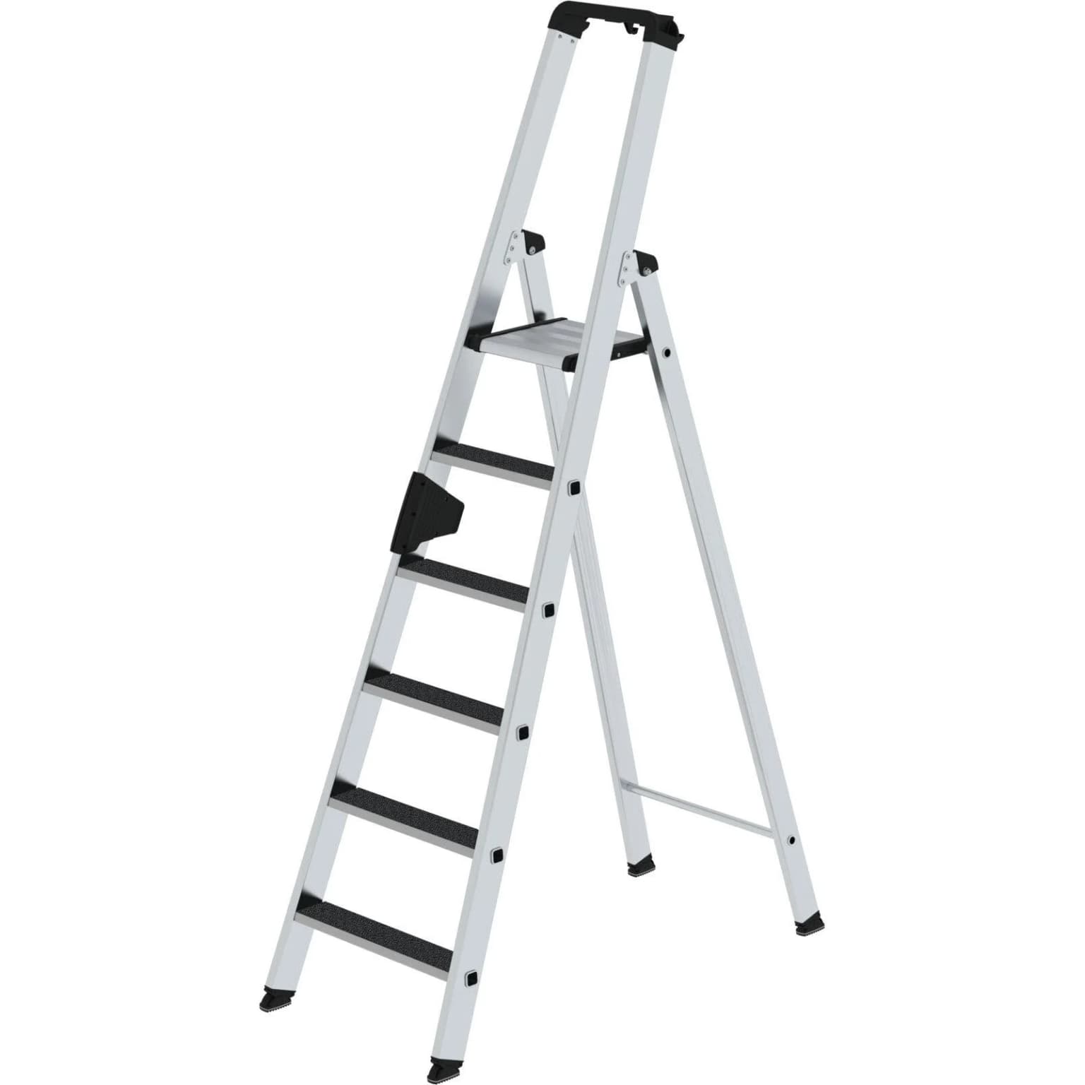 Стремянка MUNK 6 ступеней с покрытием Clip-Step R13 рукоятка Ergo-pad 041626