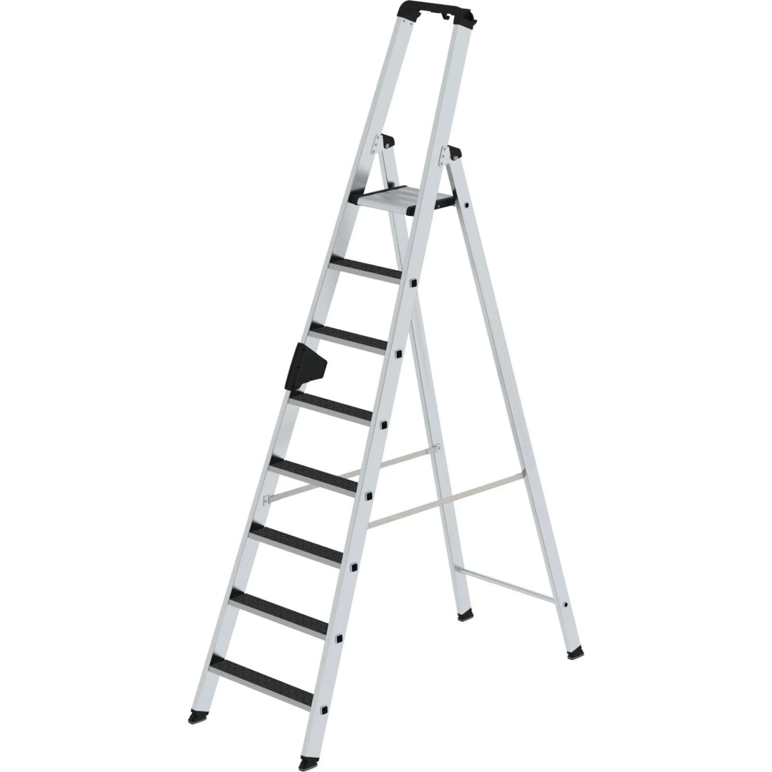 Стремянка MUNK 8 ступеней с покрытием Clip-Step R13 рукоятка Ergo-pad 041628