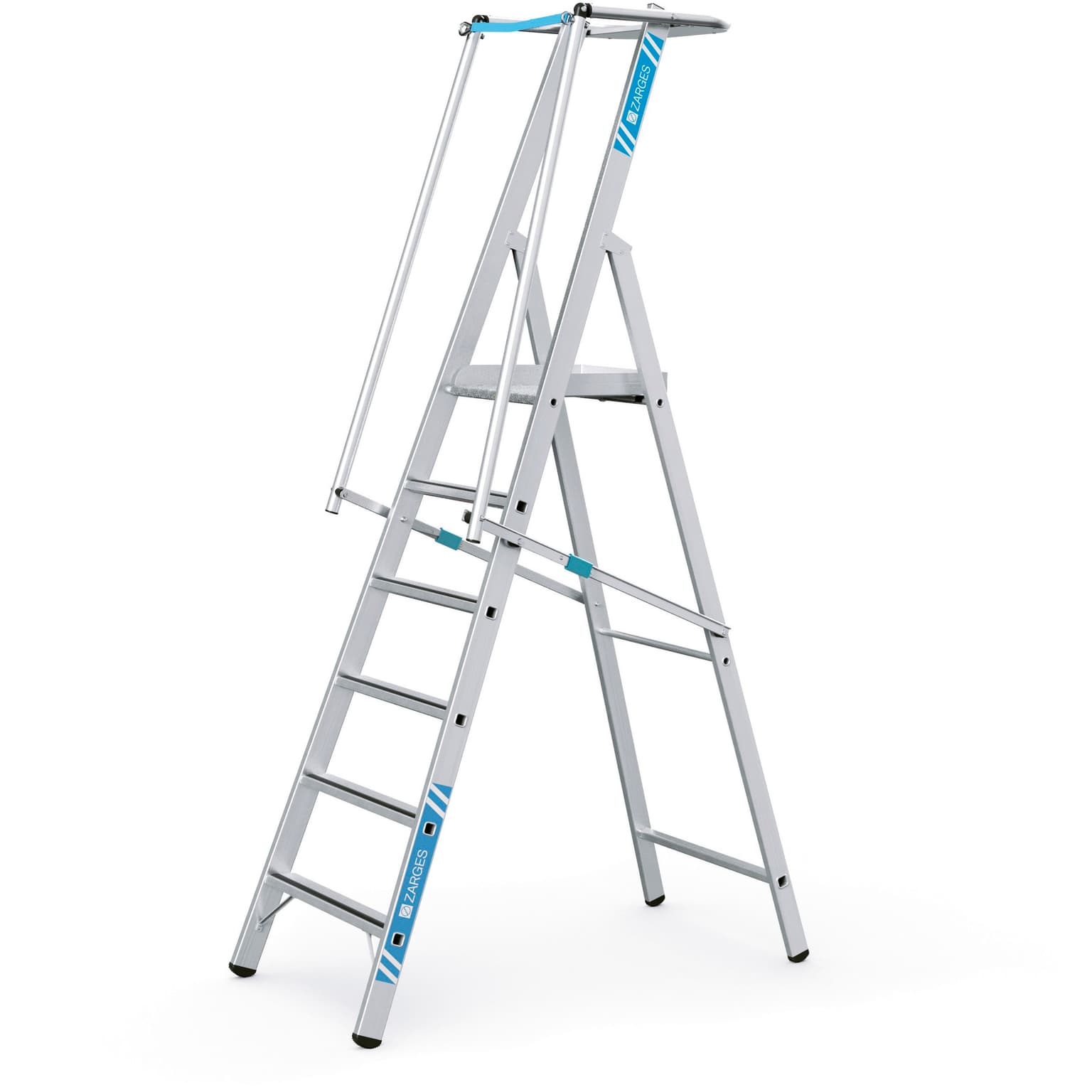 Стремянка с большой площадкой Zarges ZAP Safemaster S 6 ступеней 41676